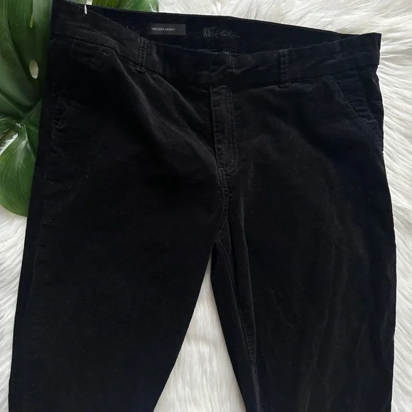 *sold* Kut from The Kloth Velvety Black Pants - Picture 8 of 8